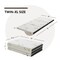 Queen 3 Inch Tri-fold Memory Foam Floor Mattress Topper Portable with Carrying Bag